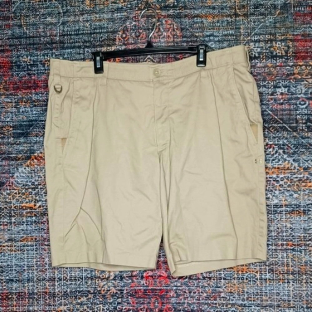 Under Armour Mens Solid Khaki Performance Chino G… - image 1